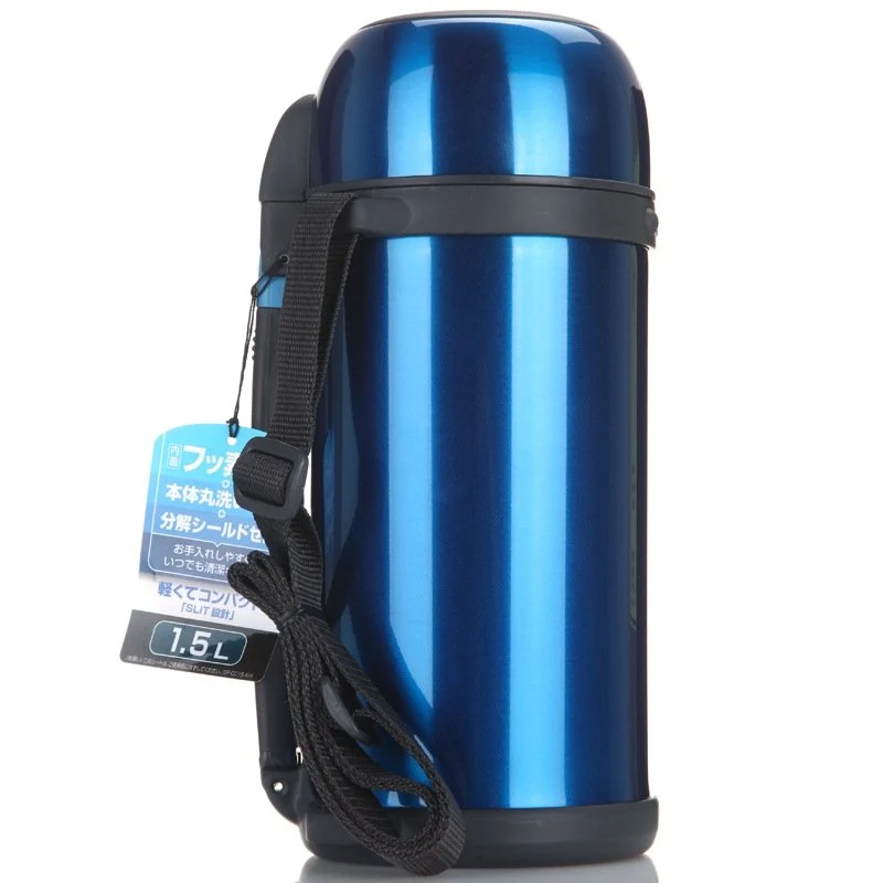 Zojirushi Metallic Blue Stainless Steel Cool Bottle SF-CC15-AH