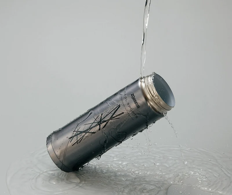 Zojirushi Cool Bottle 0.5L - Stainless Steel in Clear Black - Tough St-Gc50-Bf