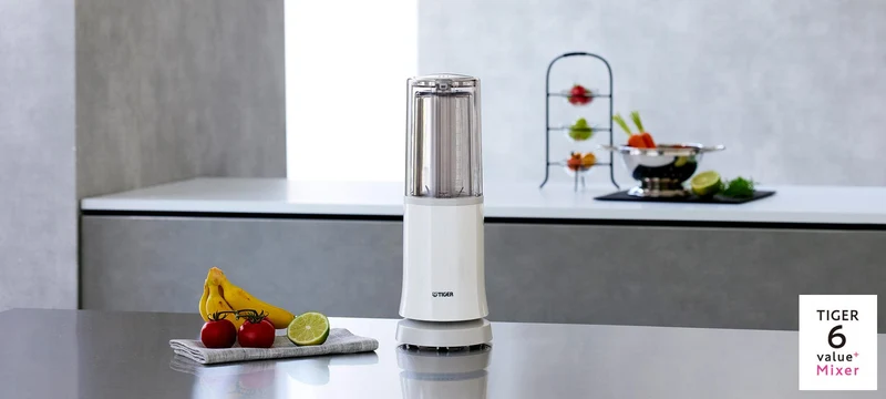 Tiger 400ml Silky White Blender Juicer with Safe Lid Dishwasher Safe