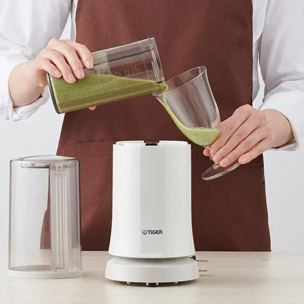 Tiger 400ml Silky White Blender Juicer with Safe Lid Dishwasher Safe