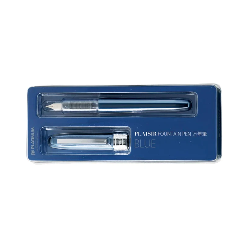 Platinum Brand Plaisir Pgb-1000#56 Blue Fountain Pen - High-Quality Ink Dispenser