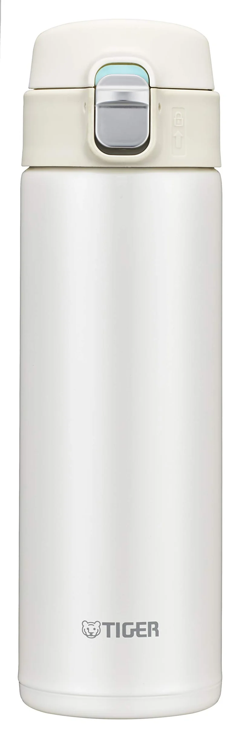 Tiger Sahara Vacuum Flask Cream White 480ml - Durable Tiger Thermal Mug Bottle