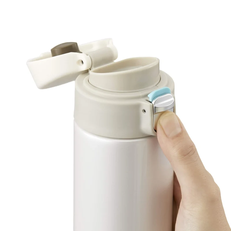Tiger Sahara Vacuum Flask Cream White 480ml - Durable Tiger Thermal Mug Bottle
