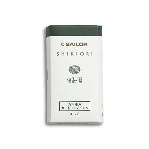 Sailor Fountain Pen Shiki Ori Miruai Ink Cartridge Pack of 3