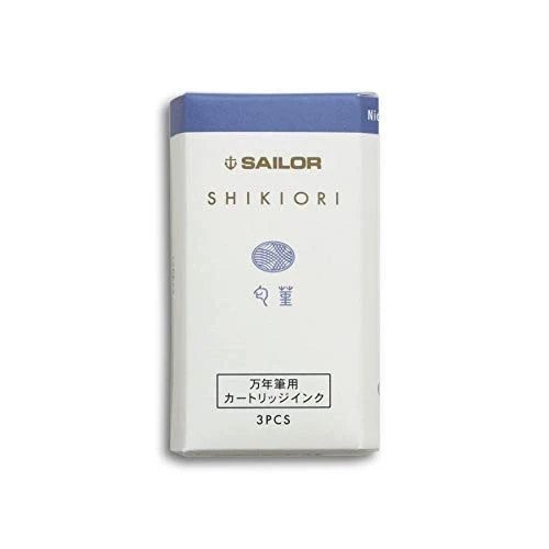 Sailor Fountain Pen Shikiori Nioi Sumire Ink Cartridge - 3 Pieces Pack