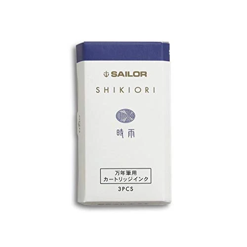 Sailor Fountain Pen Shikiori Cartridge Ink - Shigure 3-Pack