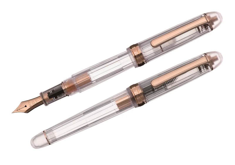 Platinum Brand #3776 Century Nice Rose Bold Fountain Pen - Model Pnb-20000R#5-4
