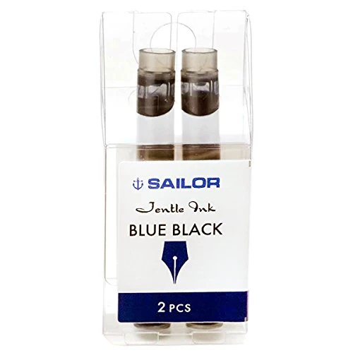 Sailor Fountain Pen Blue-Black Ink Cartridge - 10 Pieces 13-0105-144 Bundle