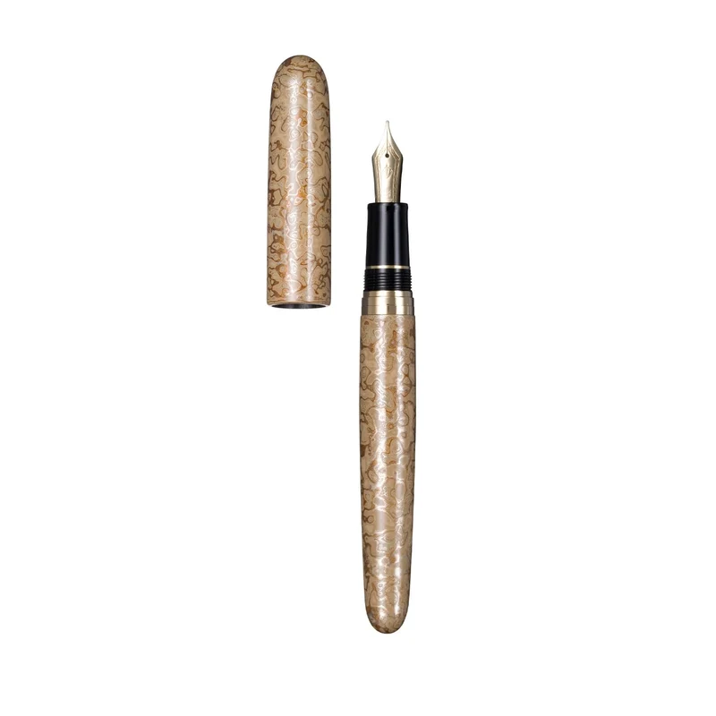 Sailor Fountain Pen - Traditional Rei Aomori Fuga Lacquer Art Medium Font Chestnut Color Model 10-8836-480