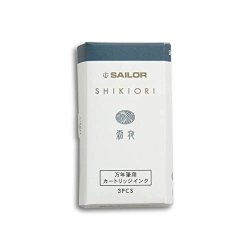Sailor Fountain Pen Shikiori Cartridge Ink 3 Pieces Shimoyo Series