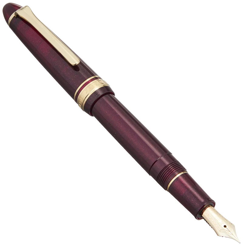 Sailor Fountain Pen Profit with Fine Point and Light Gold Trim Shining Red - 11-1038-230