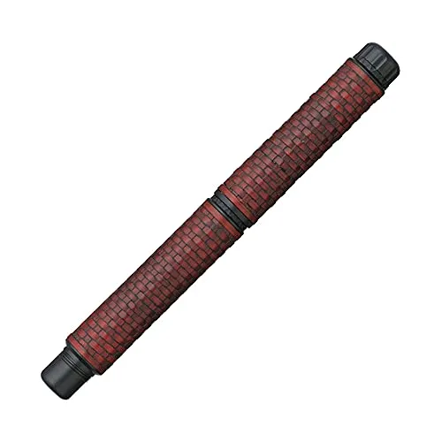Fine Point Platinum Fountain Pen Izumo Bamboo Knit - Hazel Eye Red Birch Color