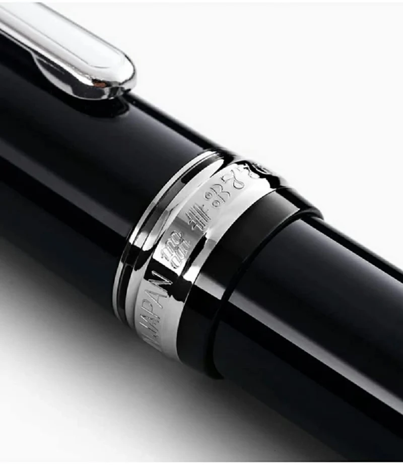 Platinum 3776 Century Fountain Pen Medium Point Rhodium Finish Laurel Green with Love Sticker