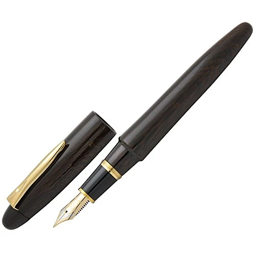 Platinum Fine Point Izumo Iron Sword Wood Fountain Pen Piz-50000T#21