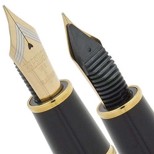 Platinum Fine Point Izumo Iron Sword Wood Fountain Pen Piz-50000T#21