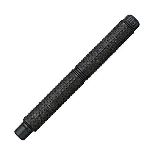 Platinum Izumo Bamboo Knit Medium Point Fountain Pen Hatchet Eye Dark Black