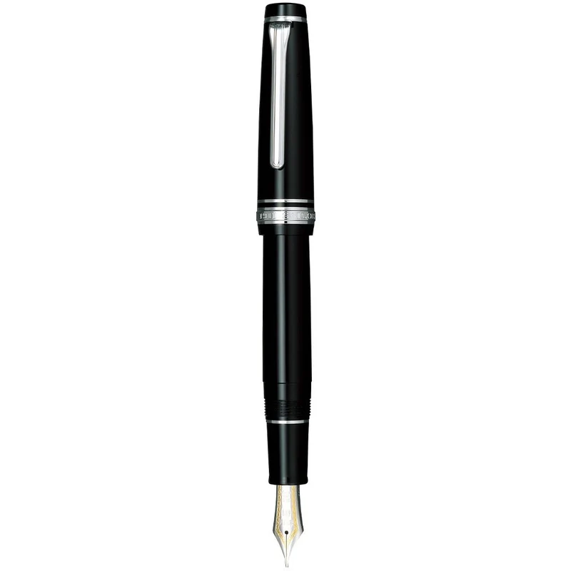 SAILOR - Professional Gear Silver Fountain Pen Black Z 11-2037-720