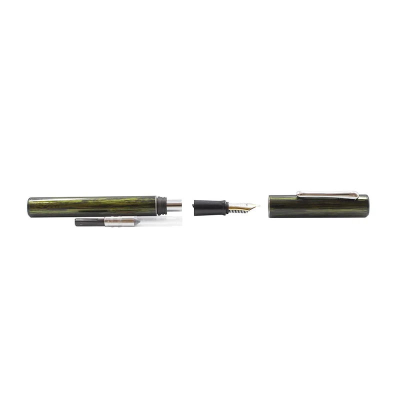 Nakabayashi Taccia Lacquer Fountain Pen Tamami [Tamamizu] Green Shadow [Ryokuei] Ttm-14F-Re-Ef