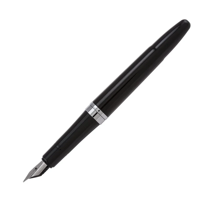 Pentel Tradio Fountain Pen Black Barrel Blue Ink Japan - Gift Box 1 Pack (Trf94A-C)