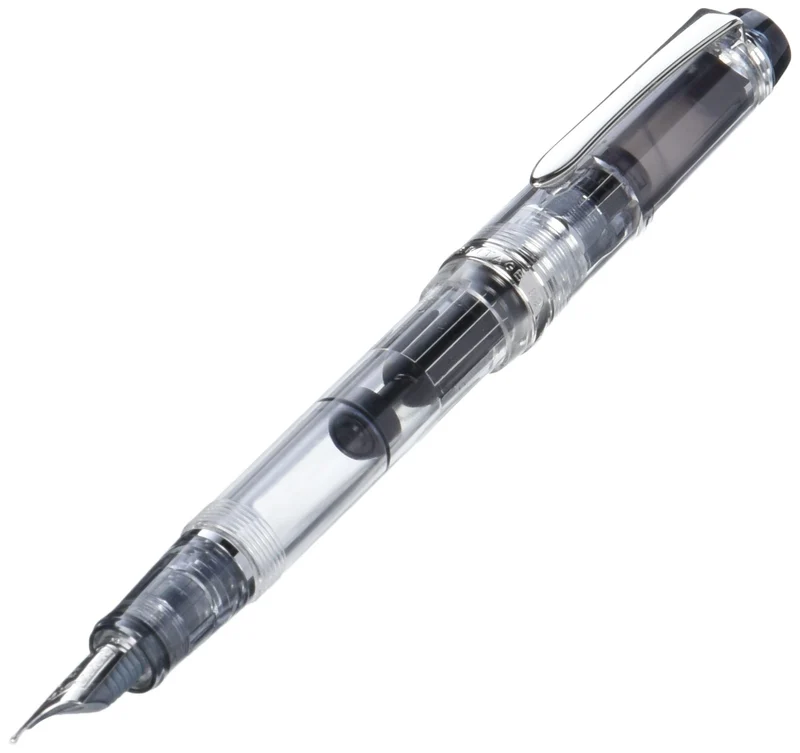 Pilot Custom Heritage 92 Clear Body Fountain Pen with Medium Nib