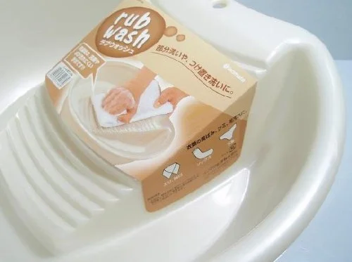 Inomata-K Chemical Washboard Love Wash Pearl White