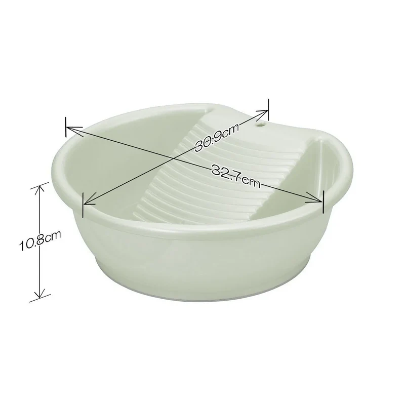Inomata-K Chemical Washboard Love Wash Pearl White