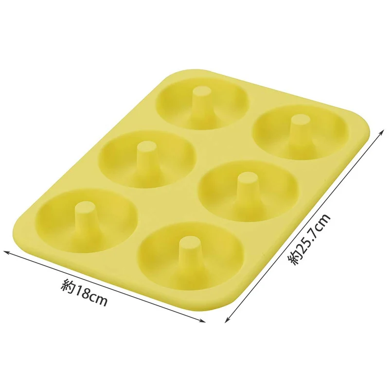 Kai Corporation Donut-Shaped Silicone House 6-Piece Set - Dl6244 ()