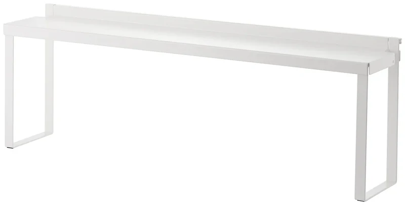 Yamazaki Industrial 3487 Stove Back Gap Rack White 58X11X19.5Cm Japan