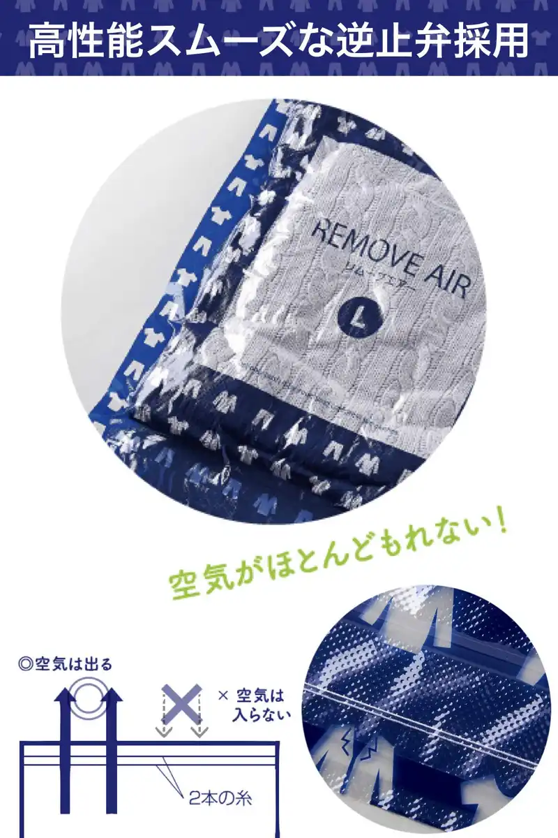 Remove Air Clothing Compression Bags Assorted 10Pc Set Embossed Travel Storage
