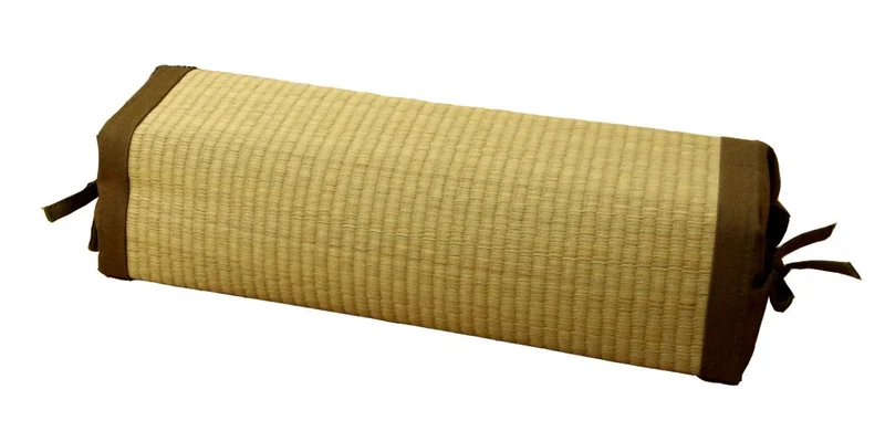 Ikehiko Corp Japan Rush Square Pillow 40X15Cm Filling Rush Chip #3625859
