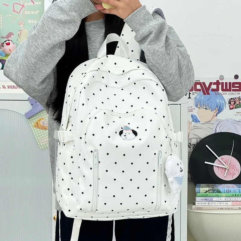 Niedlicher gepunkteter Rucksack Skanto