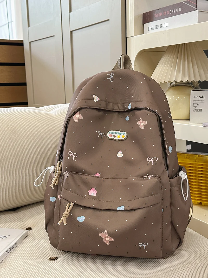 Verspielter Motiv-Rucksack mit Print Skanto