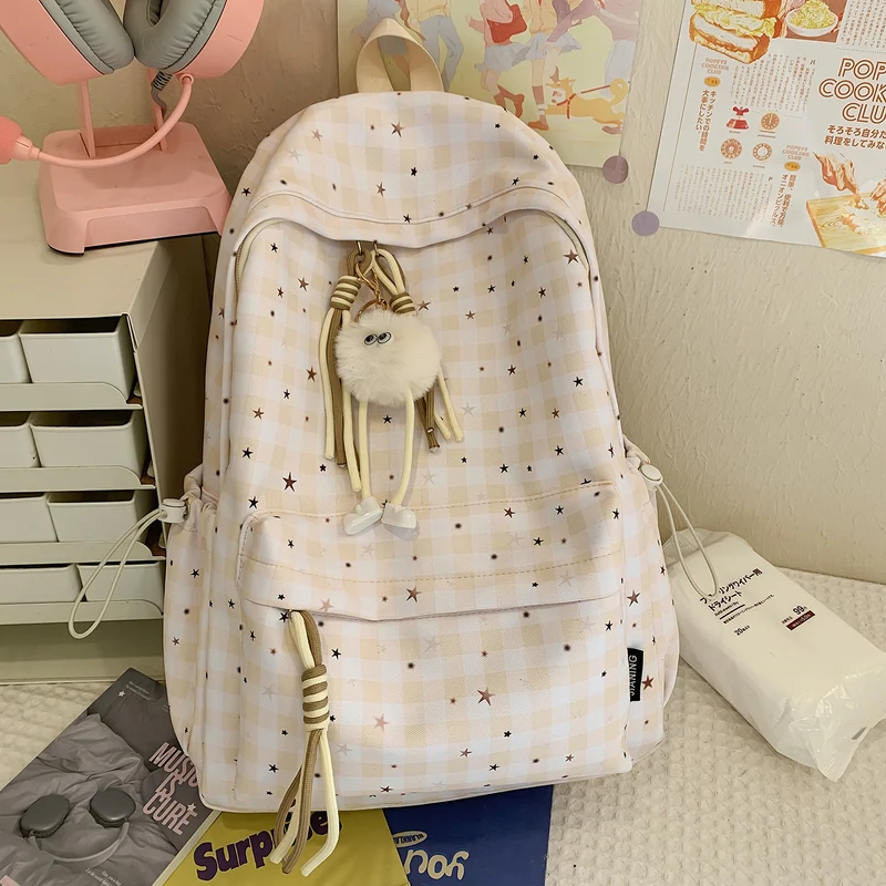 Vielseitiger Karo-Rucksack Skanto